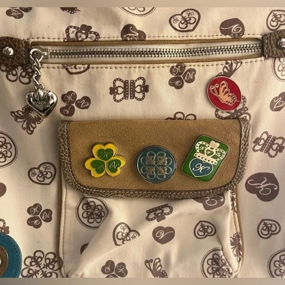 Kathy Van Zeeland Logo Print Shoulder Bag | Y2K - Picture 3 of 6